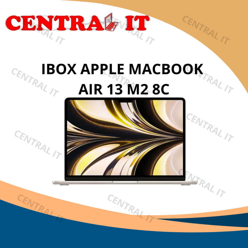 Ibox Apple MacBook Air 13 M2 8C Starlight dengan Chip M2 Generasi Berikutnya Baterai Hingga 18 Jam L