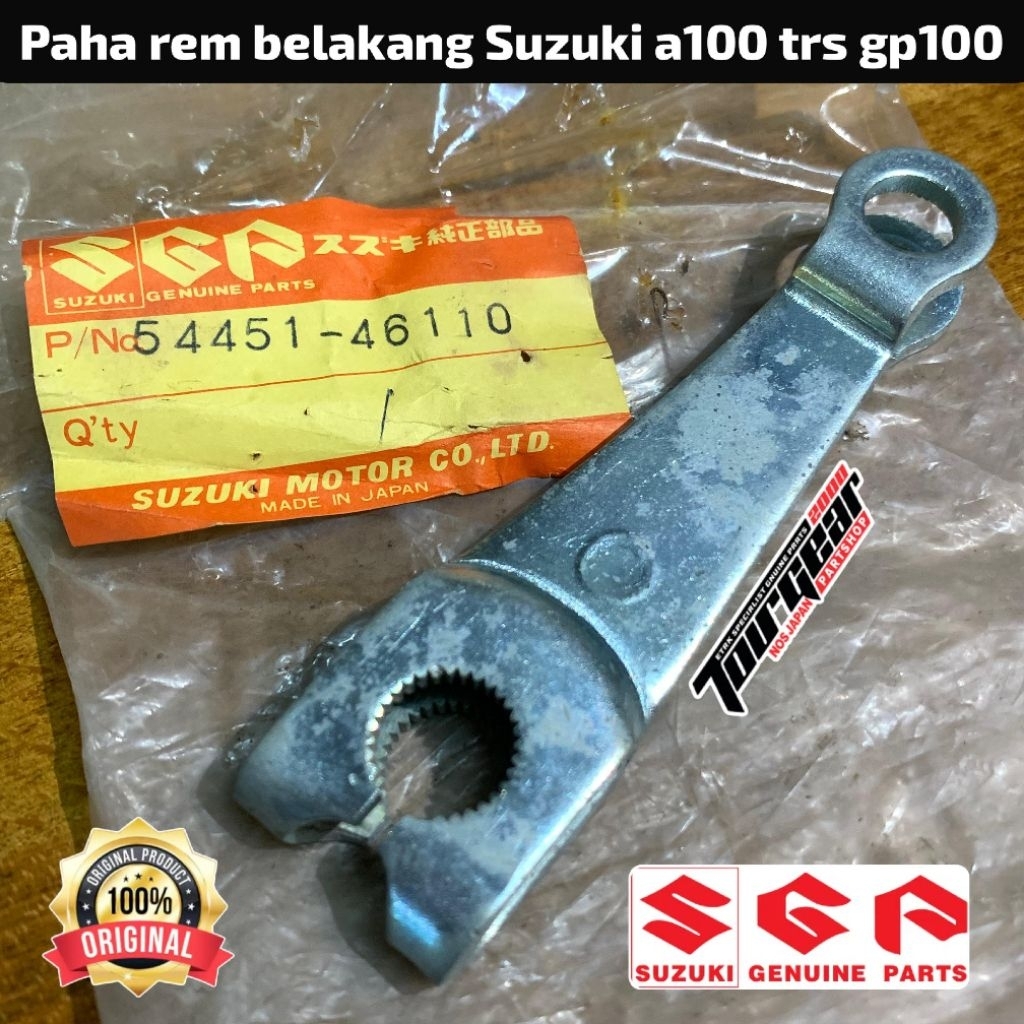 PAHA REM BELAKANG SUZUKI A100 TRS GP100 ORIGINAL NOS JAPAN 54451-46110