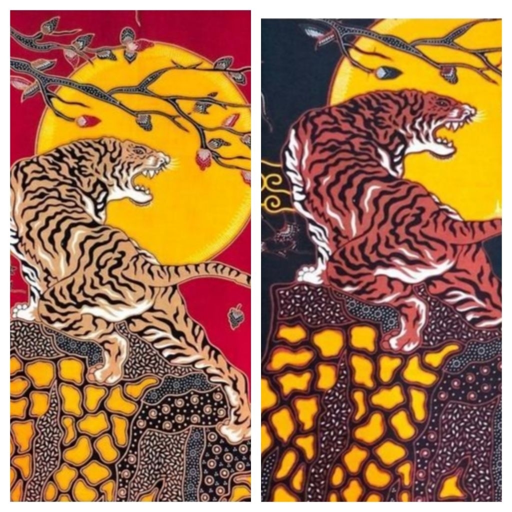 Kain Batik Katun Premium Motif Harimau