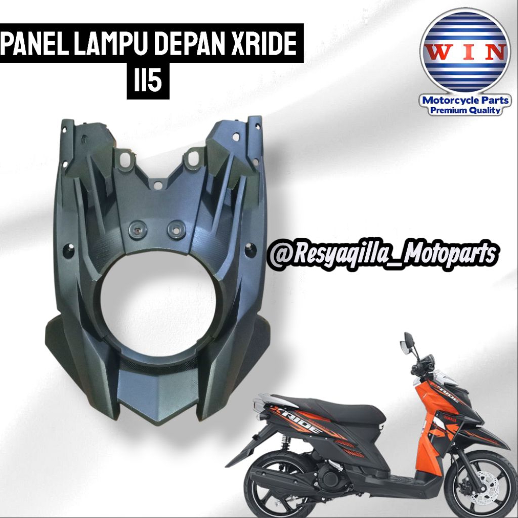 WIN-PANEL DALAM XRIDE 115 IITAMENG LAMPU XRIDE II PANEL DEPAN II PANEL DADA XRIDE 115