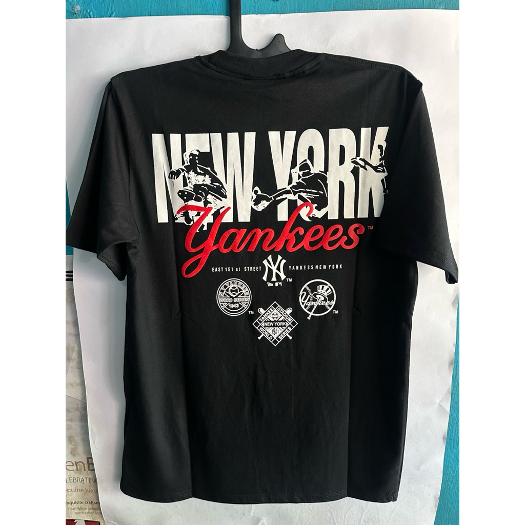 Baju Kaos Mlb NY Hitam