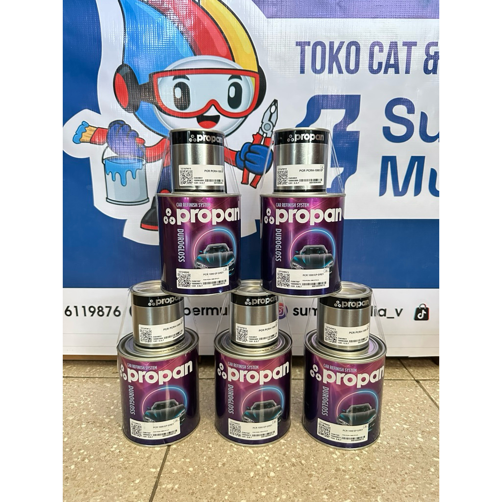 Epoxy Primer Grey Durogloss PROPAN 1 Kg Set + Hardener