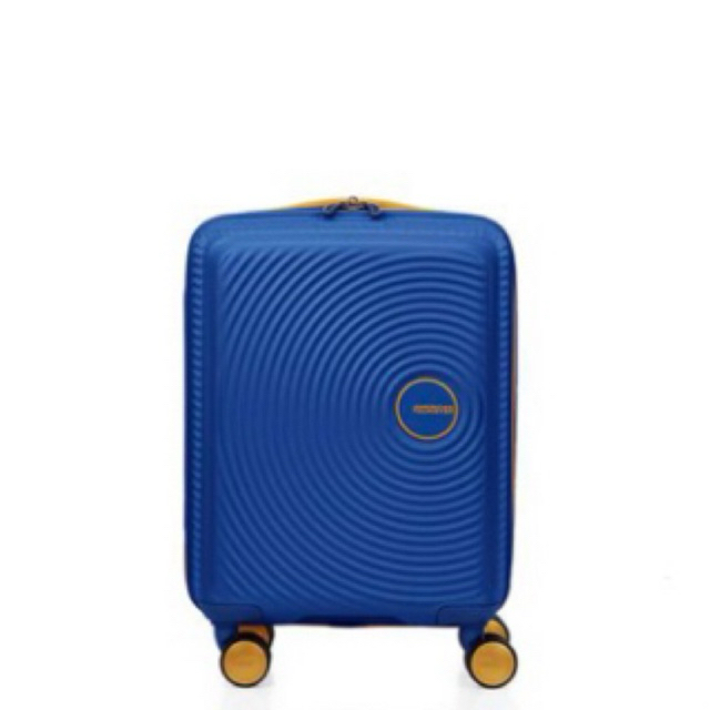 Koper American Tourister Little Curio Cabin Size 17 inch Hardcase - Blue/yellow