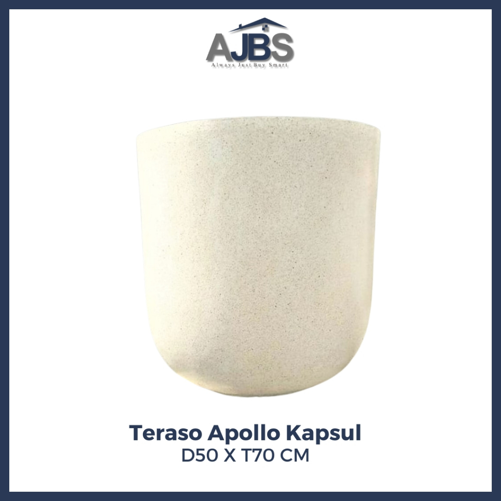 Teraso Apollo Jumbo Kapsul Bak Mandi Terazo 50x70 Bak Mandi Minimalis Bak Kamar Mandi Bak Teraso MBP