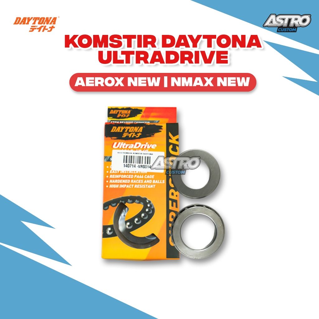 Komstir Daytona Racing Nmax 155 2020-2024 Aerox 155 2017-2024 ALL NEW Akselerasi CVT AstroCustom