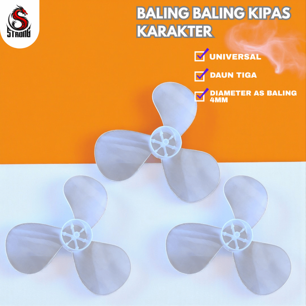STRONG BALING BALING KIPAS ANGIN KARAKTER UNIVERSAL / BALING BALING KIPAS ANGIN KARAKTER 6-7 INCH DI