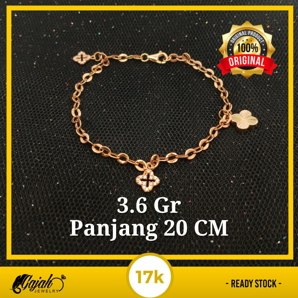 Gelang Emas 17K 3.6 Gram Toko Emas Gajah Online Salatiga 7895