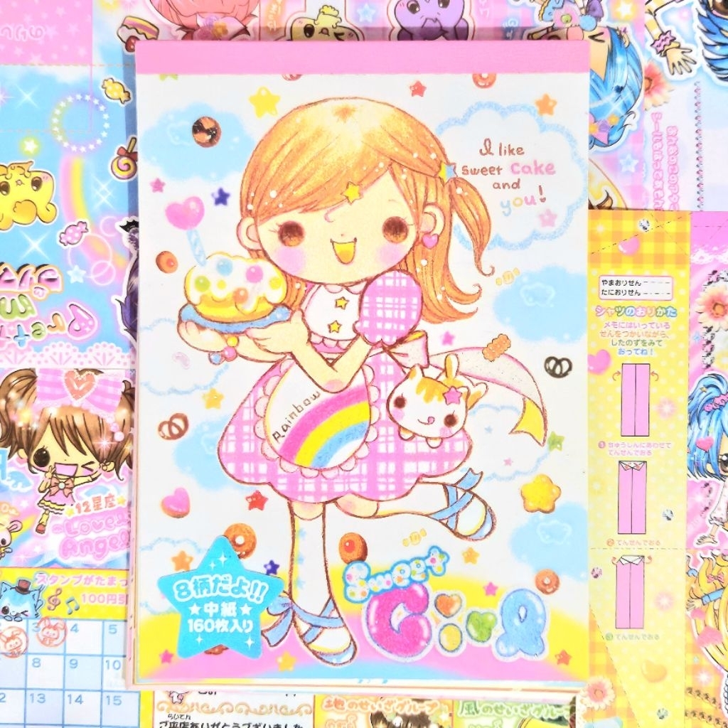 [RARE] Heisei Retro Sweet Girl Memopad