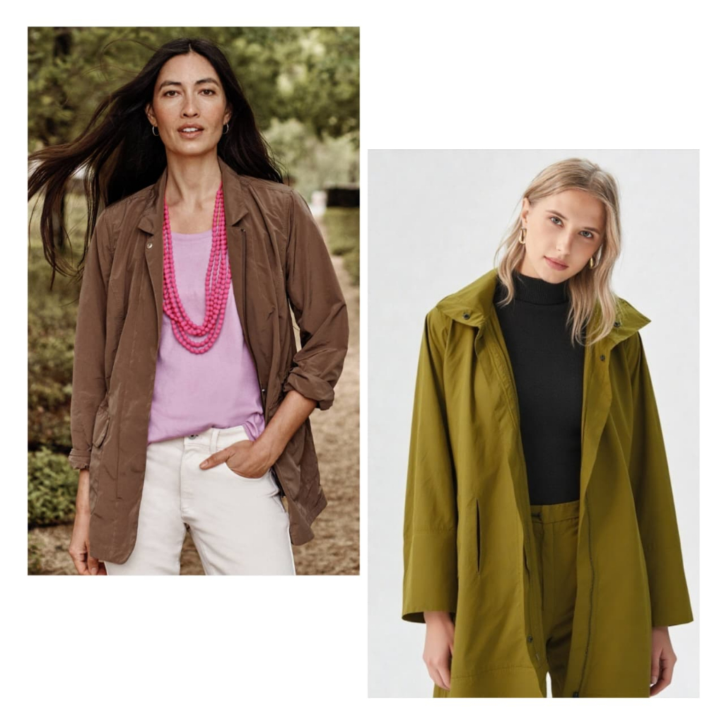 Jacket J.Jill Wearever Collection Lightweight and Water Repellent Utility Jackets