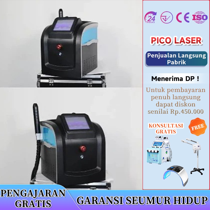 Alat klinik kecantikan laser picosecond picoway pico laser / boneka hitam / penghilang tato / bintik