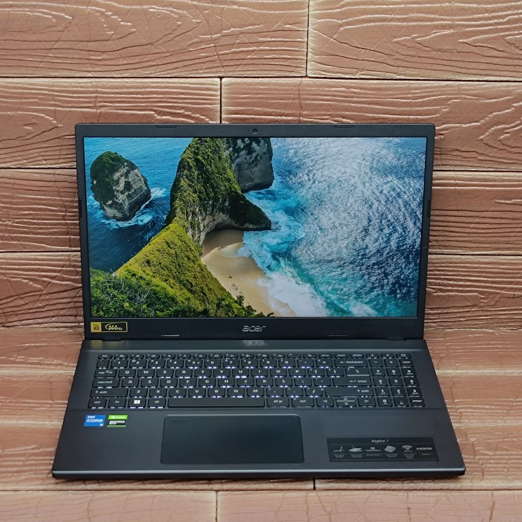 Laptop ACER ASPIRE 7 A715-76G Intel Core i5-12450H RAM 8GB SSD 512GB GTX 1650 GEN12 IPS 144Hz