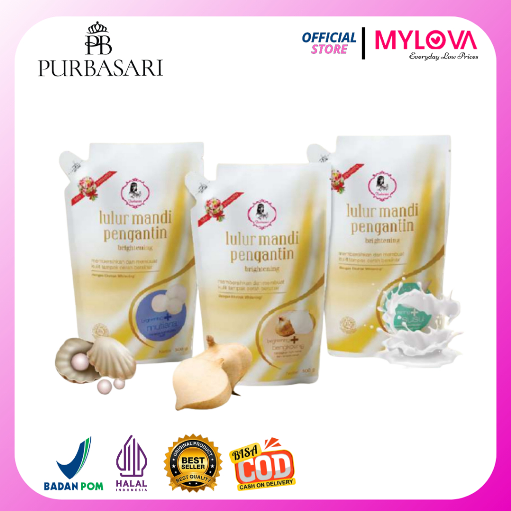 PURBASARI LULUR PENGANTIN 500GR / LULUR PENGANTIN PURBASARI