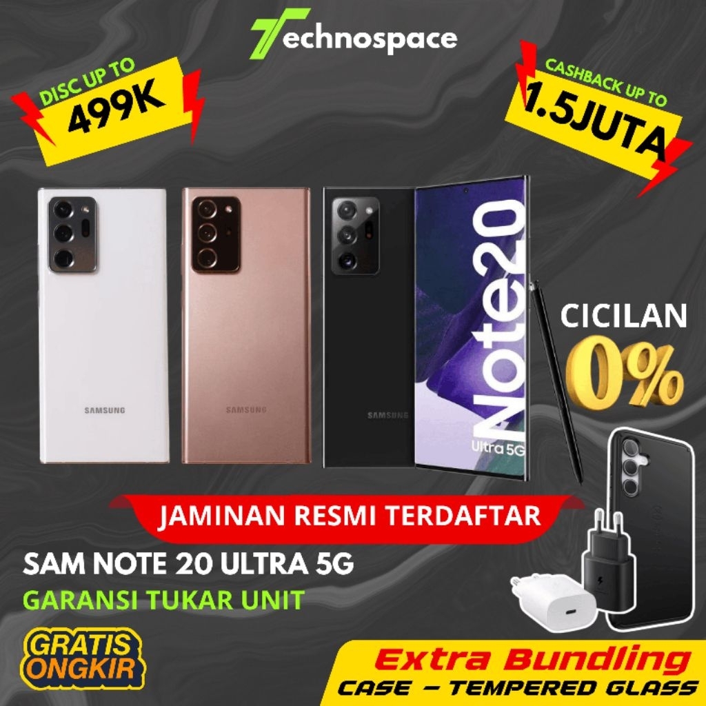 SEIN Samsung Galaxy Note 20 Ultra 5G 12/512GB | Note 20 8/256GB Second Fullset Original Resmi