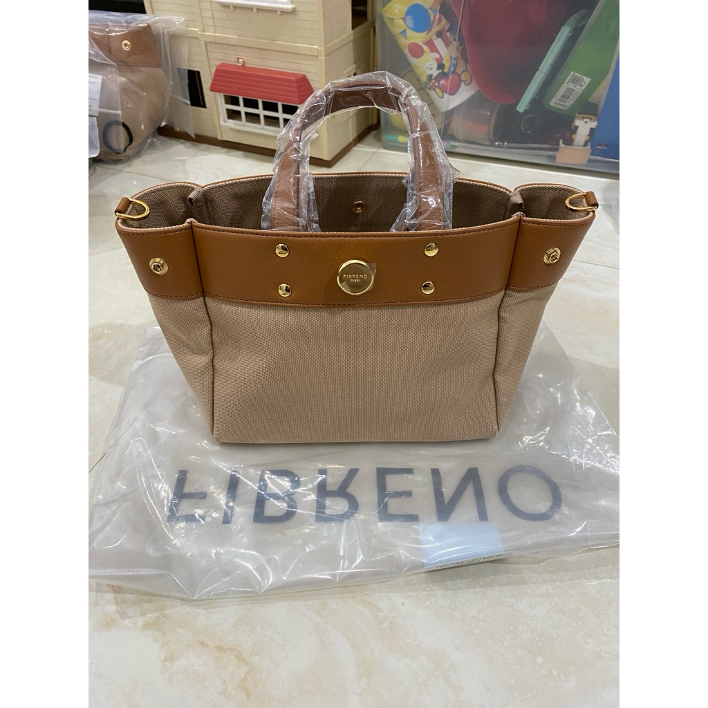 TAS FIBRENO-TWO TONE TUTTI BAG
