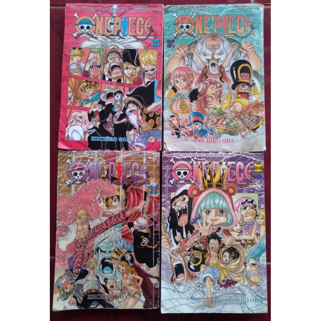 Komik One Piece Vol 71-74 Set