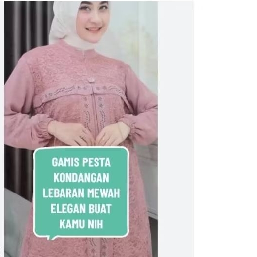 Gamis Brokat Premium