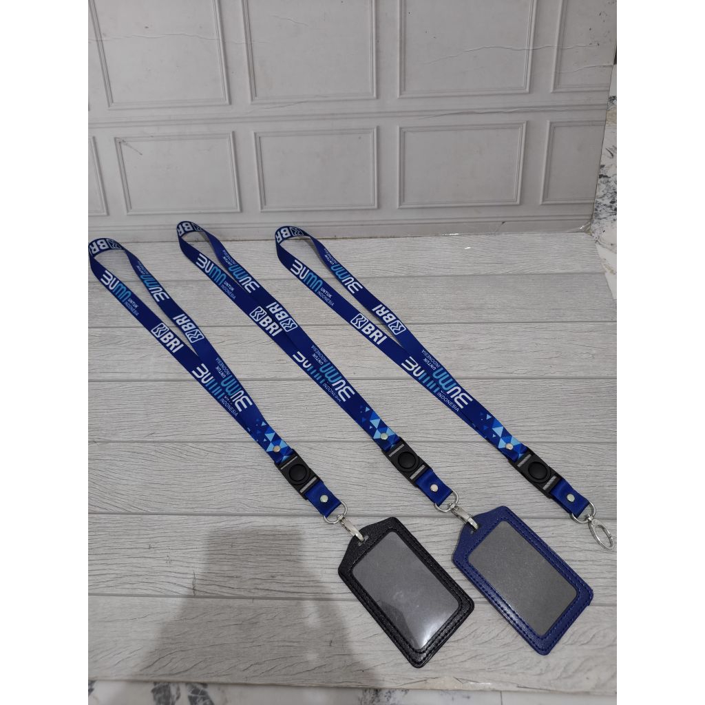 TALI LANYARD BRI BANK ID CARD HOLDER PREMIUM MURAH MERIAH||PROSES CEPAT