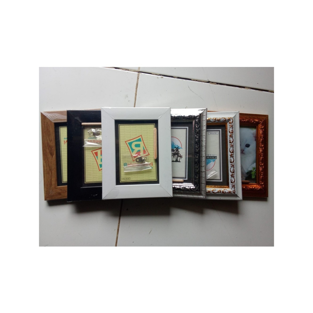 Bingkai Foto / frame foto 5 R + plus kaca