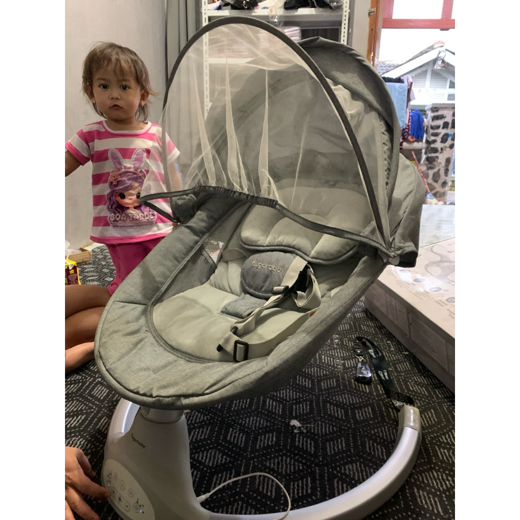 automatic baby swing bed