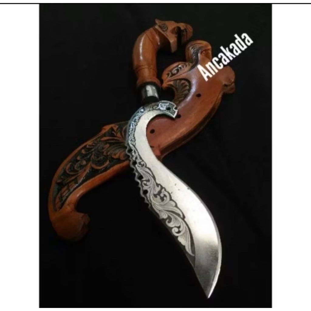 KUJANG UKIR BATIK PUSAKA NUSANTARA BAJA PER GROSIR #kujang #pusaka