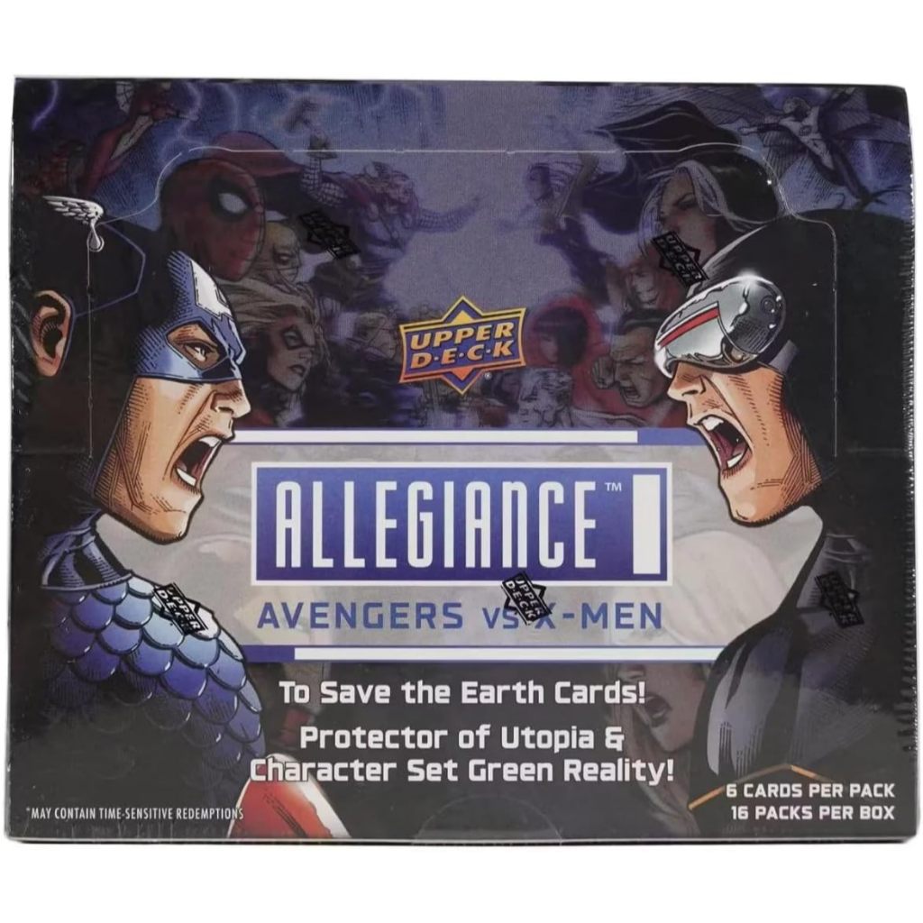 Upper Deck 2023 Marvel: Allegiance Avengers vs X-Men Hobby Box