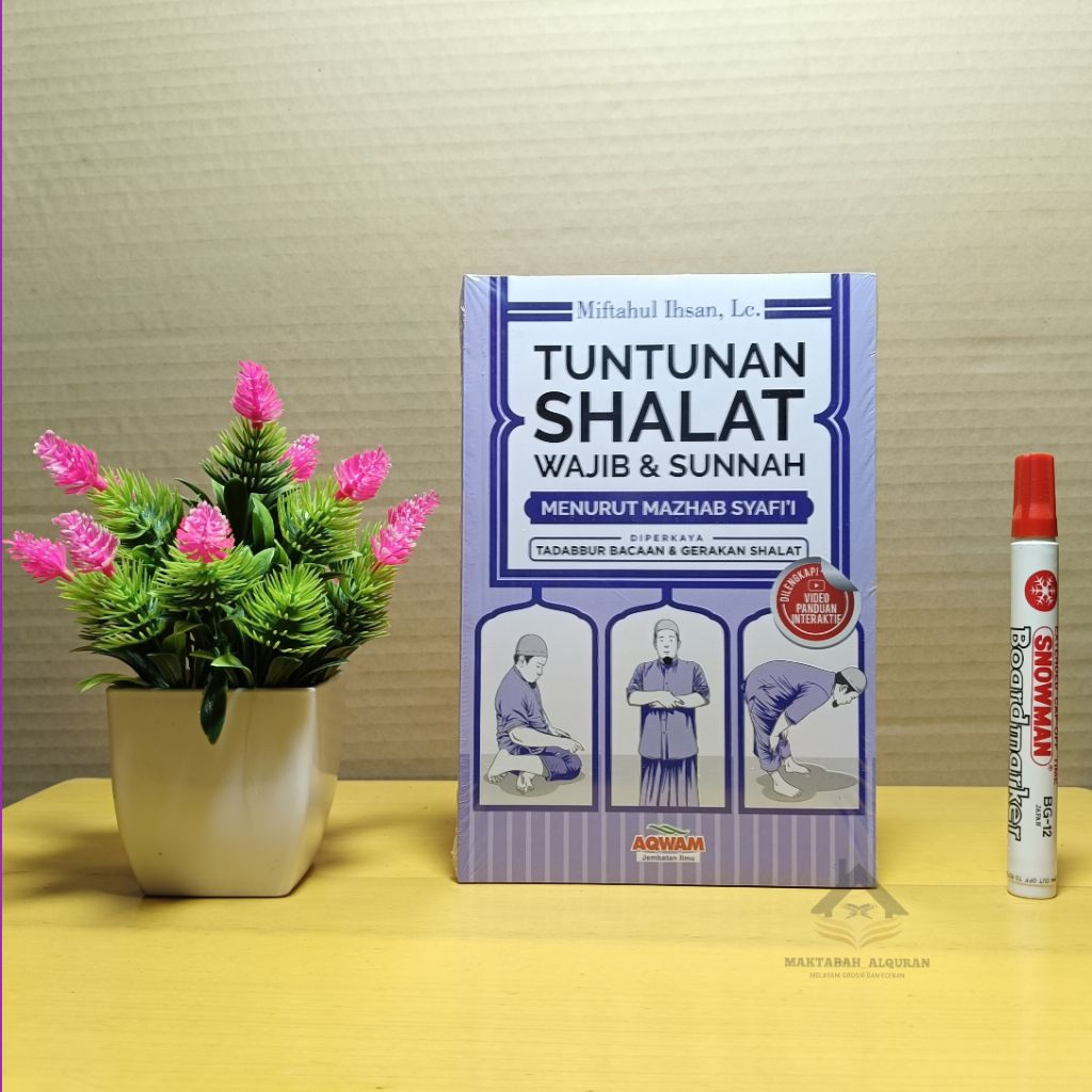 TUNTUNAN SHALAT WAJIB DAN SUNNAH MENURUT MAZHAB SYAFI'I A5 SC TERLARIS DAN BISA COD