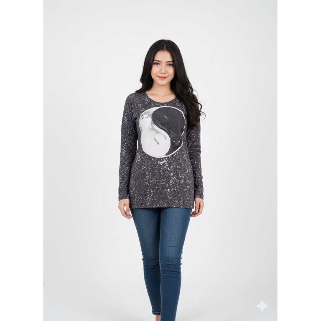 Kaos Wanita Insight lengan panjang size M