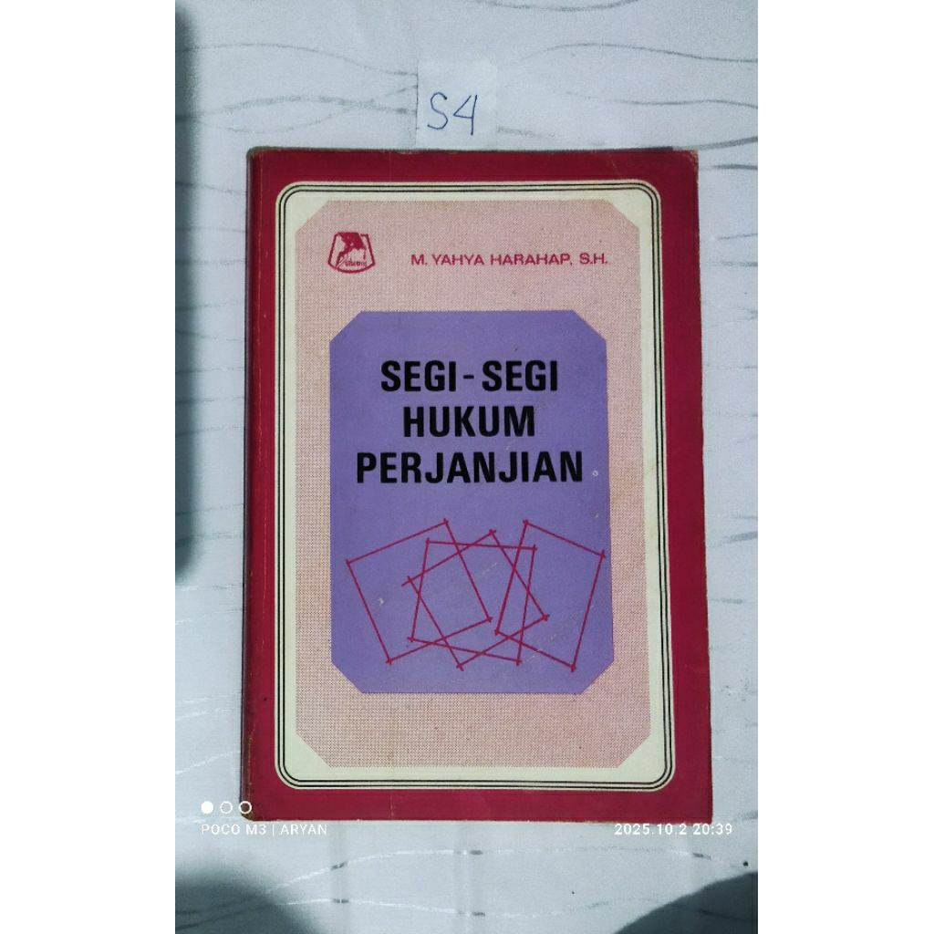 SEGI-SEGI HUKUM PERJANJIAN - M. YAHYA HARAHAP, S. H