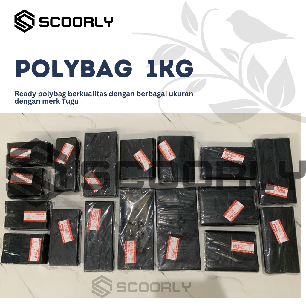 1kg - Polybag Tanaman Lengkap Plastik Polybag / Polybag Tanaman