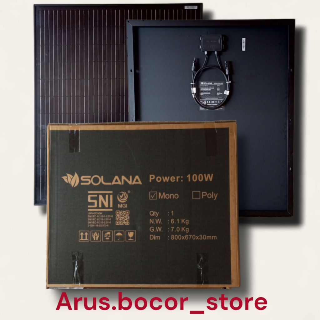 SOLANA Solar Panel 100WP