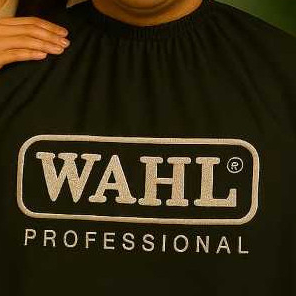 CAPE WAHL BORDIR Kain Kip Barbershop Kep Barber Cape Wahl Tbk