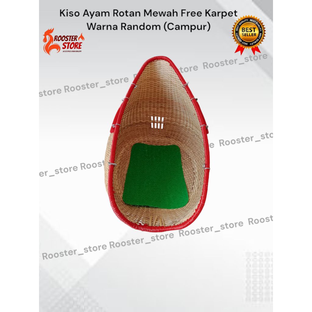 PAKET GROSIR 5 PCS kiso Ayam Bahan Rotan FREE KARPET Tas ayam Jago Bangkok Mewah Kisa Ayam Aduan