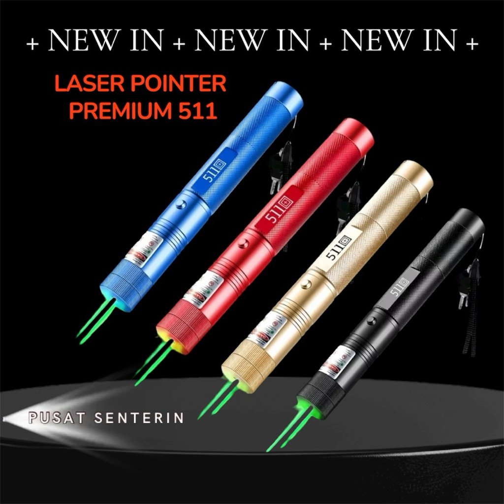 Green Laser Pointer 511 Laser Hijau Jarak Jauh Laser Pointer Laser Presentasi Original