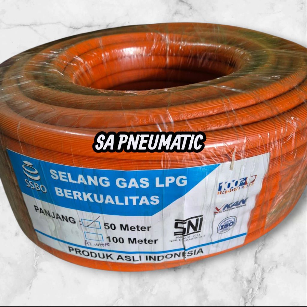 Selang Gas LPG 900 Psi (1 Roll Per 50mtr)