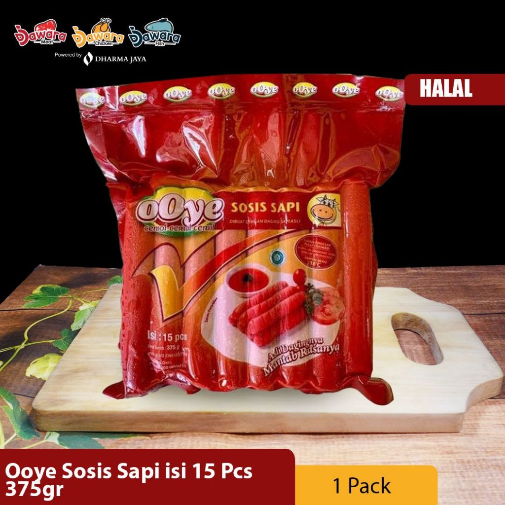 Ooye Sosis Sapi Isi 15 375gr