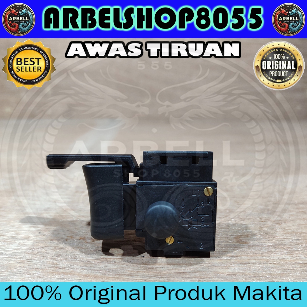 SWITCH FA2-4/1BEK PN 650240-6 Switch / Saklar ON OFF Mesin Bor 10mm Makita MT60 - MT80B - M0600B -M0