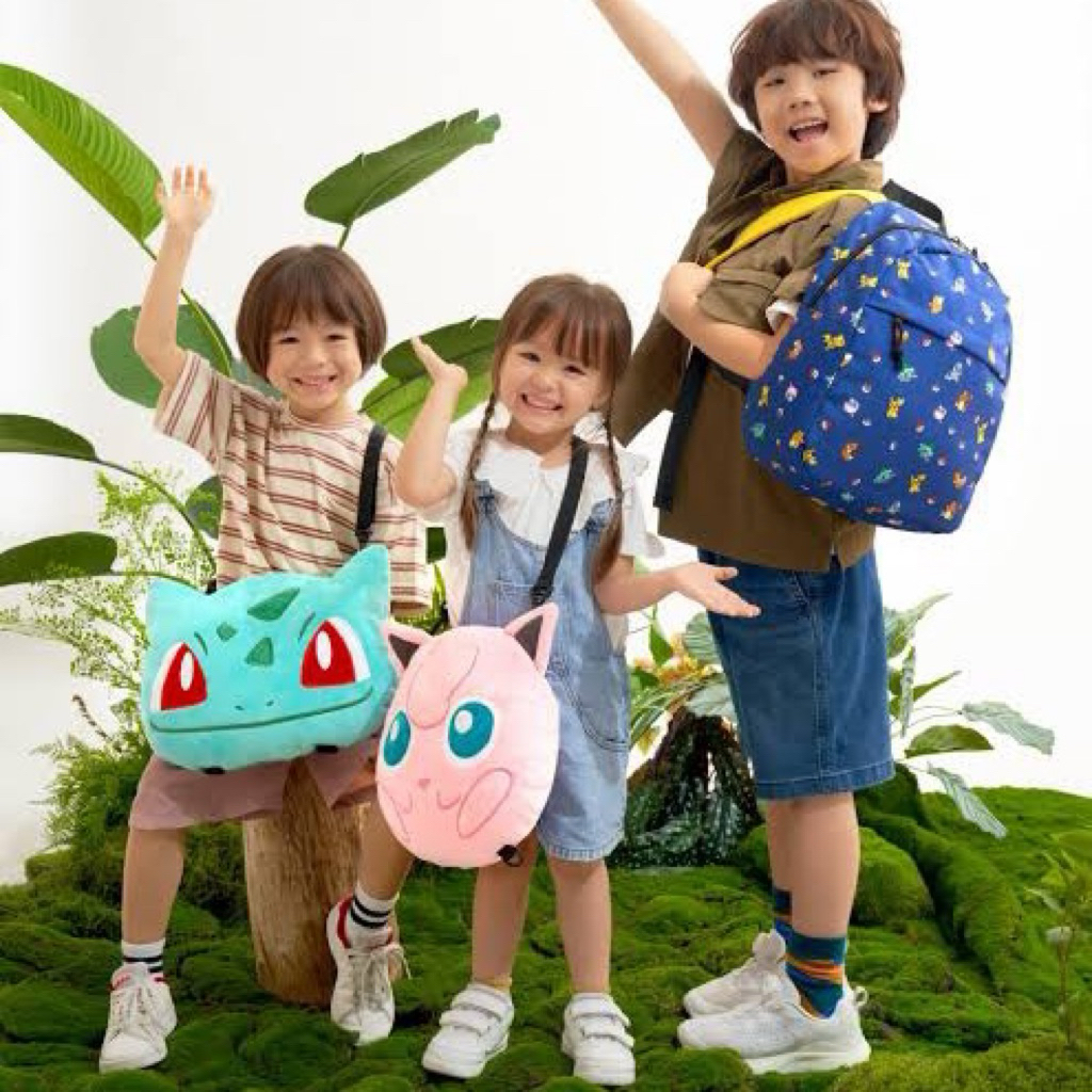 Tas Boneka Pokemon Bulbasaur Jigglypuff Original Lucu