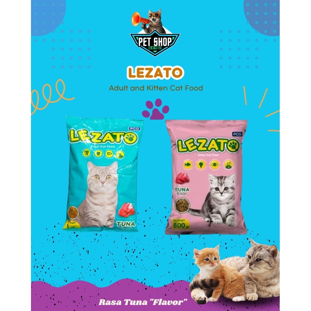 LEZATO Cat Food Makanan Kucing Kering