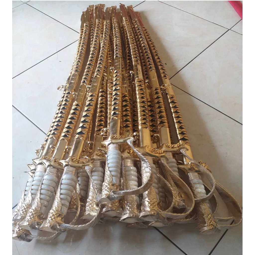 PERANG PORA PELAYARAN PREMIUM PEDANG PORA PELAYARAN LILIT TALI EMAS PEDANG PORA CAPTAIN PEDANG PORA 