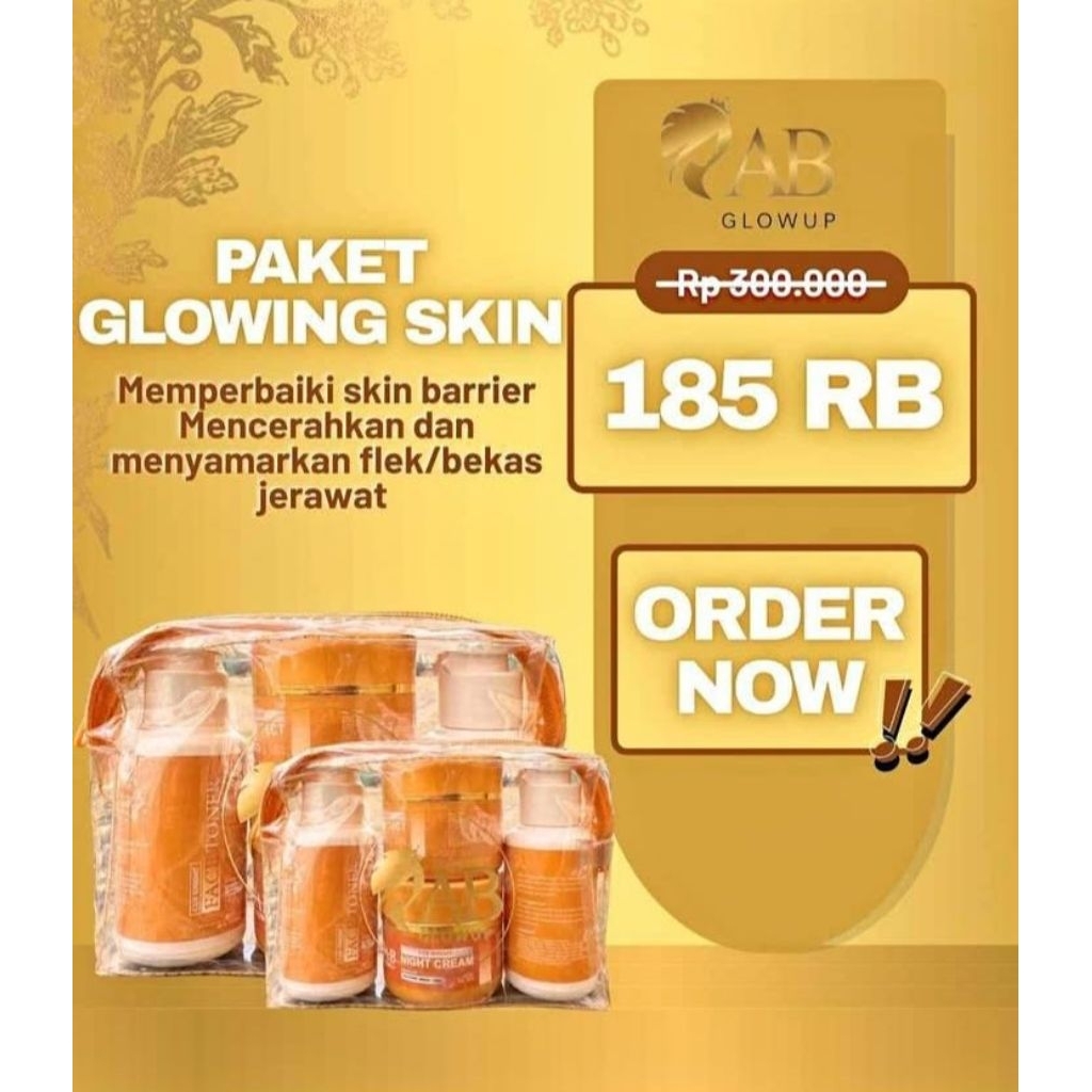 Cream Ab GlowUp Gold by Owner AvrilGlowUp real 100% BPOM