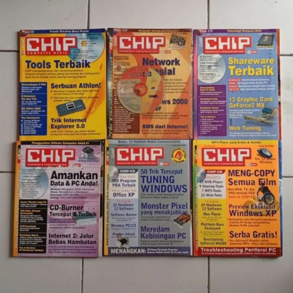 Majalah CHIP Original Bekas Baca Deskripsi