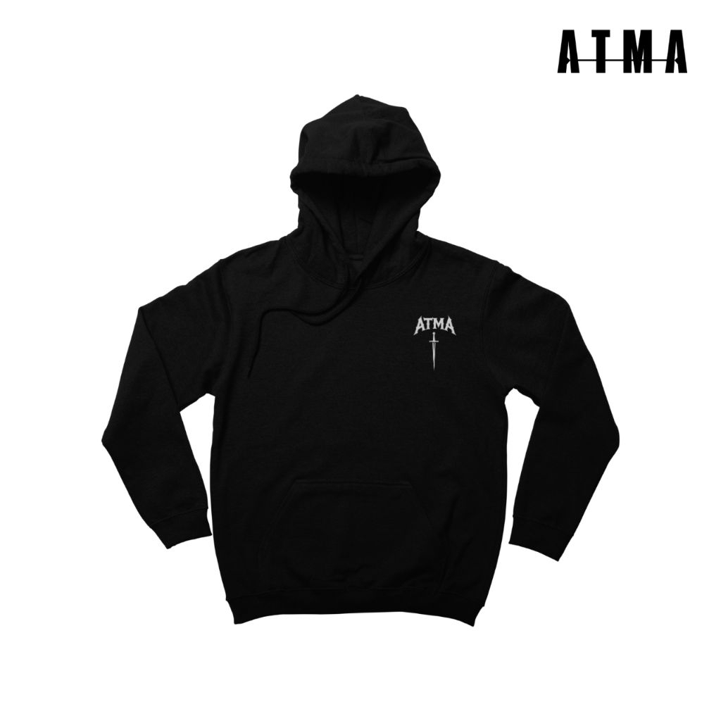 HOODIE HITAM - ATMA - HOODIE SWEATER HITAM