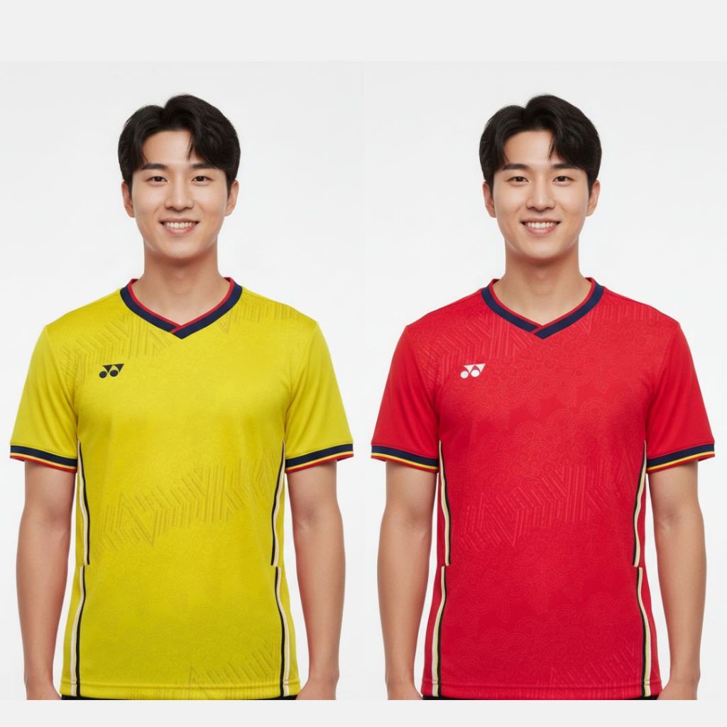 Setelan Baju Badminton Y6096 Kaos Bulutangkis Pria Wanita Olahraga Sport