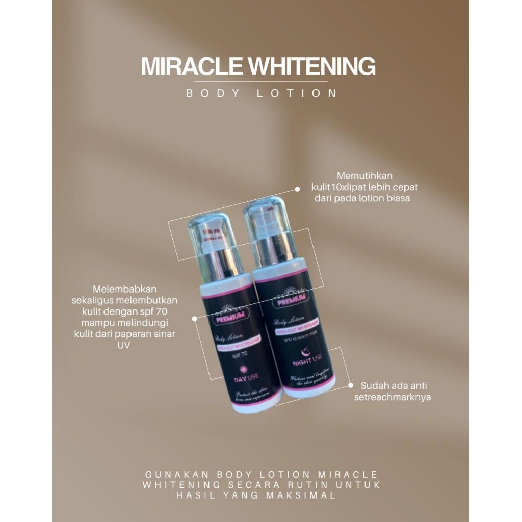 hb sultan miracle whitening 10x lebih cepat memutihkan free poch & kaca cantik