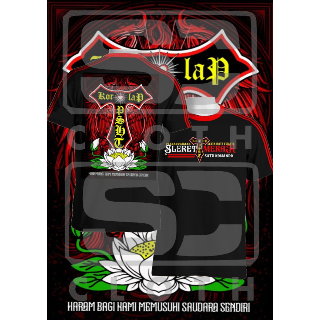 Kaos korlap psht sleret merah sayap korlap