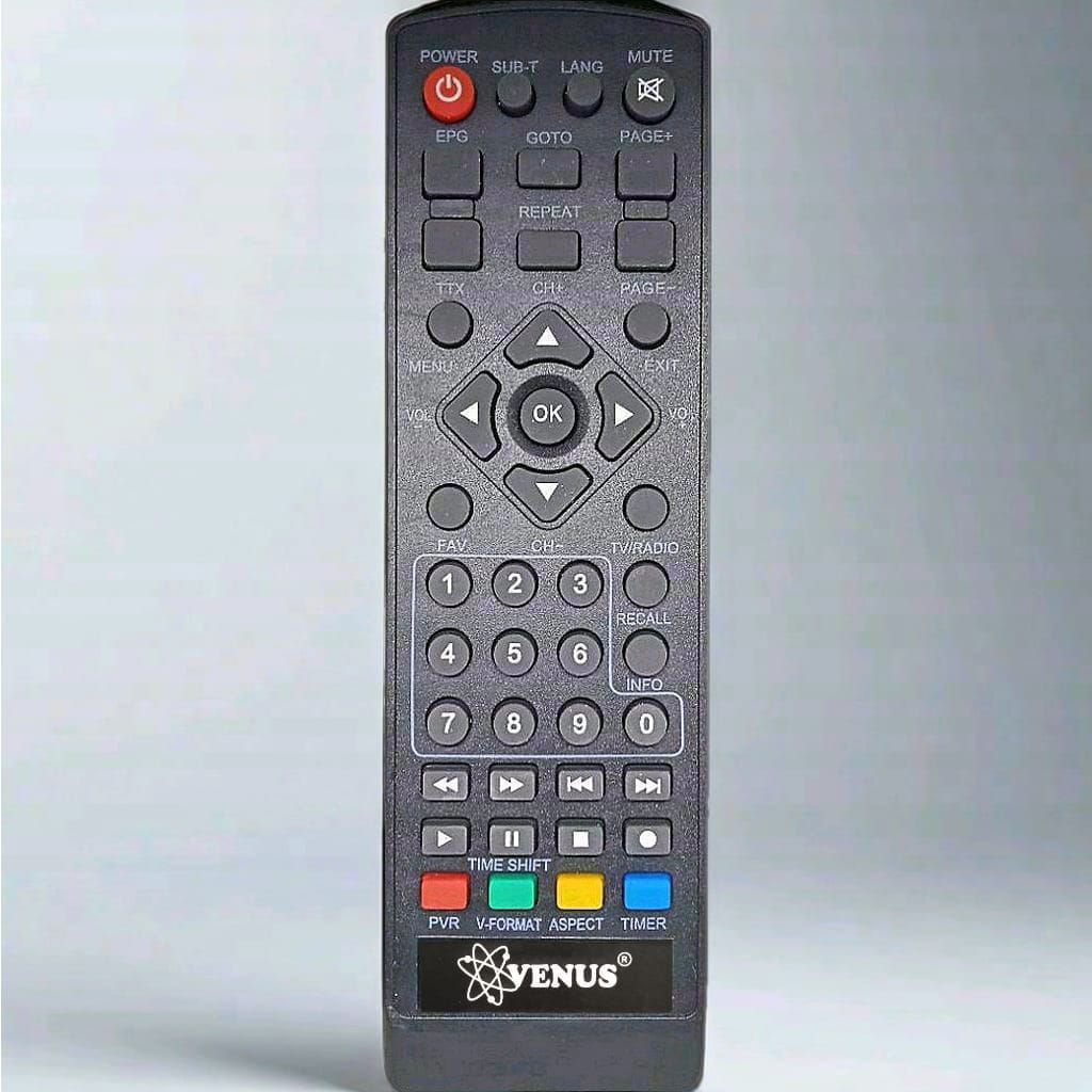 REMOT REMOTE SET TOP BOX DVB-T2 VENUS CABE RAWIT DVB T2 MPEG4 XTREAMER BLENT TANPA SETTING