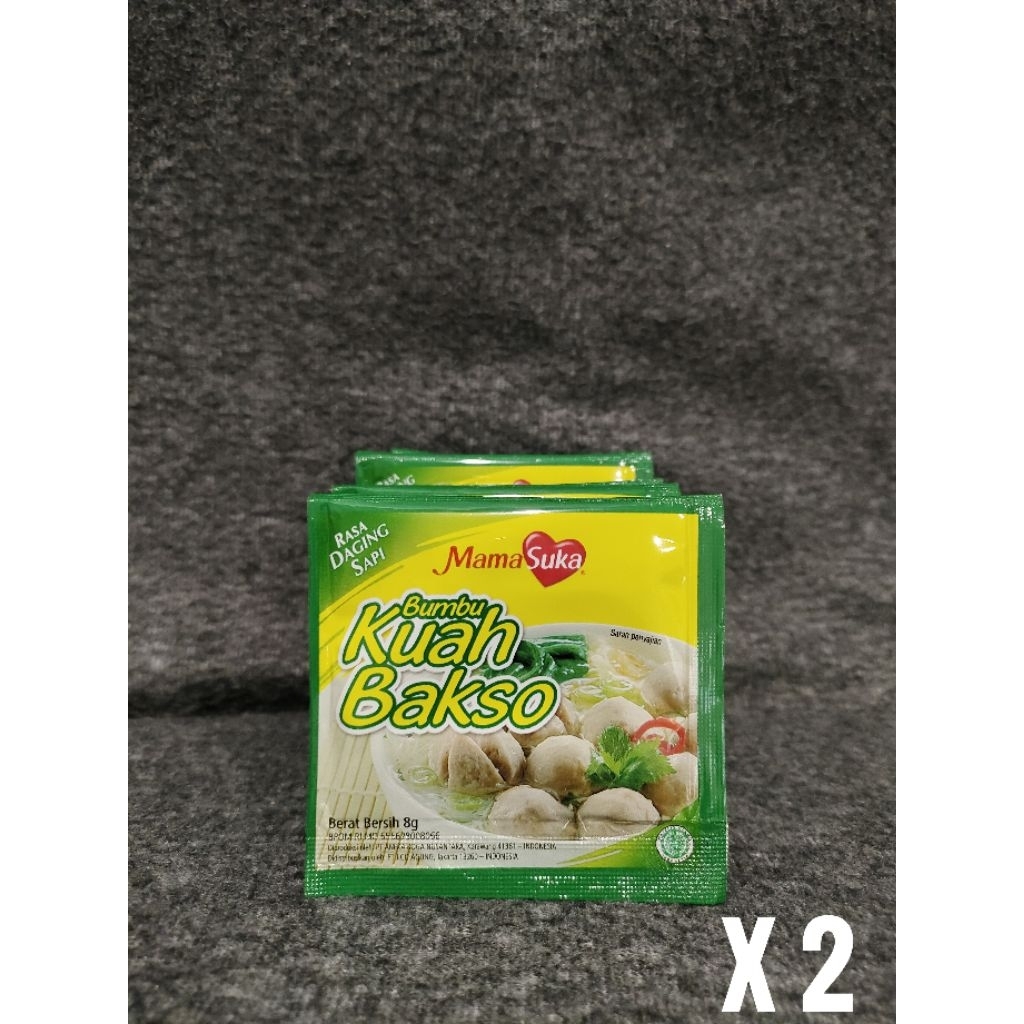 Kuah bakso 2renteng/kuah bakso mama suka sachet @8gr