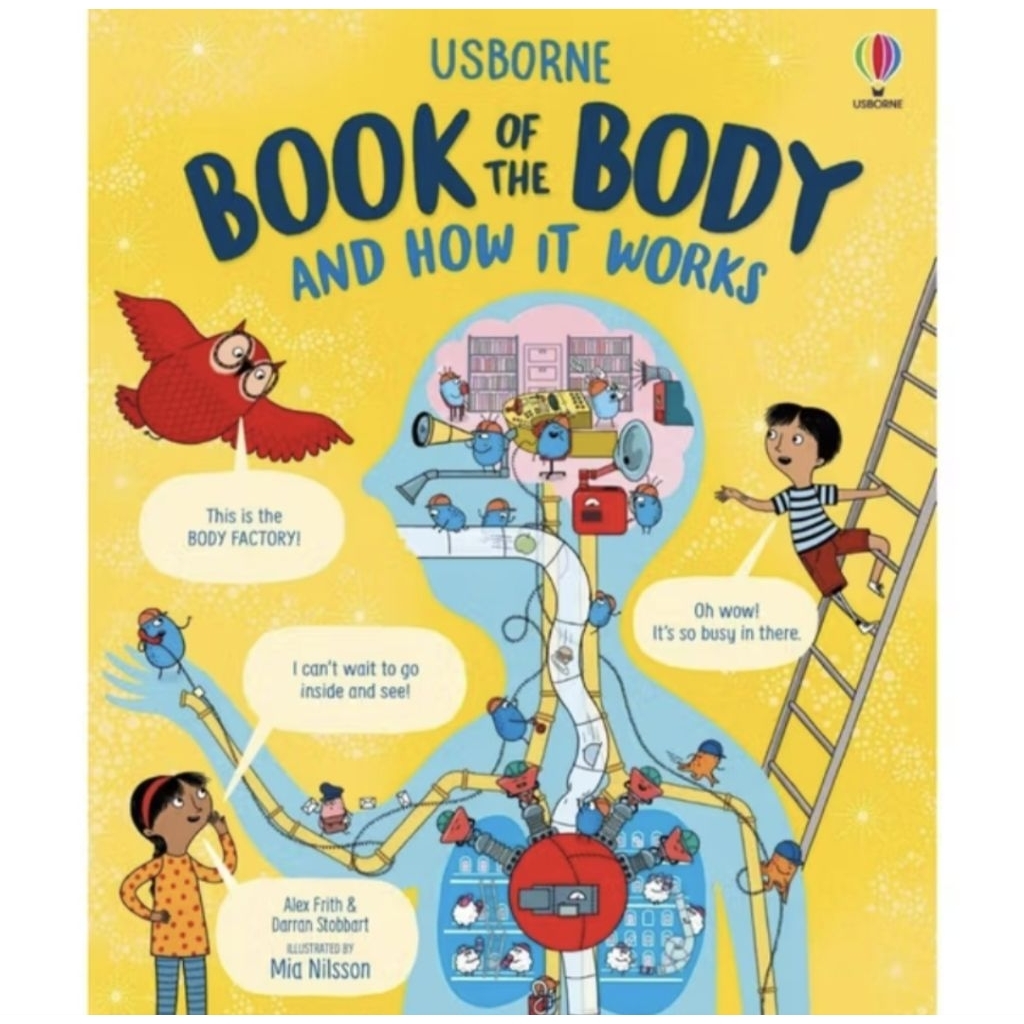 Buku Usborne book of the body and how it works Usborne Body and how it works Hard copy buku usborne 