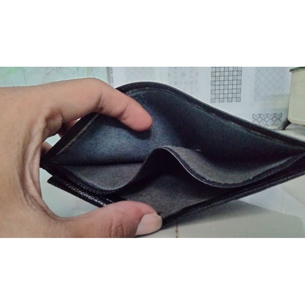 Dompet kulit pria."Berdiri" ( ori full kulit )