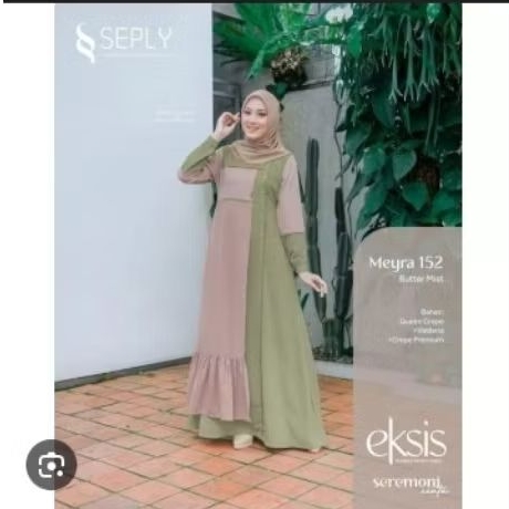 gamis Seply meyra 152 gamis wanita muslimah